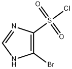 1H-Imidazole-4-sulfonyl chloride, 5-bromo- Structure