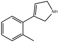 2,5-Dihydro-3-(2-methylphenyl)-1H-pyrrole Structure