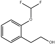 Benzeneethanol, 2-(difluoromethoxy)- Structure