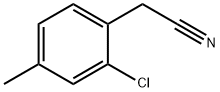 Benzeneacetonitrile, 2-chloro-4-methyl- Structure