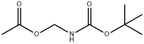 Carbamic acid, N-[(acetyloxy)methyl]-, 1,1-dimethylethyl ester Structure