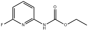 Carbamic  acid,  N-(6-fluoro-2-pyridinyl)-,  ethyl  ester 구조식 이미지