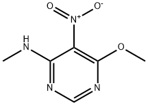 6-Methoxy-N-methyl-5-nitropyrimidin-4-amine Structure
