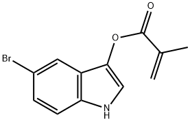 5-Bromindoxyl-methacrylat 구조식 이미지