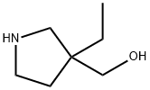 3-Pyrrolidinemethanol, 3-ethyl- Structure