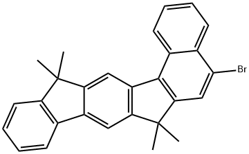 Benz[g]indeno[1,2-b]fluorene,-bromo-
7,13-dihydro-7,7,13,13-tetramethyl- 구조식 이미지