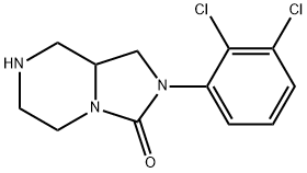 Imidazo[1,5-a]pyrazin-3(2H)-one, 2-(2,3-dichlorophenyl)hexahydro-, hydrochloride (1:1) Structure