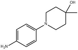 4-Piperidinol, 1-(4-aminophenyl)-4-methyl- Structure