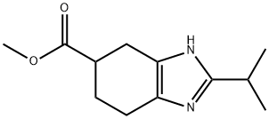 Methyl 2-isopropyl-4,5,6,7-tetrahydro-1H-benzo[d]imidazole-6-carboxylate Structure