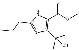 1H-Imidazole-5-carboxylic acid, 4-(1-hydroxy-1-methylethyl)-2-propyl-, methyl ester Structure