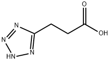 3-(2H-1,2,3,4-Tetrazol-5-yl)propanoic Acid 구조식 이미지