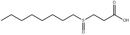 3-(octylsulfinyl)propanoic acid 구조식 이미지