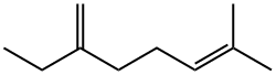 2-Octene, 2-methyl-6-methylene- Structure