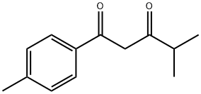 4-methyl-1-(4-methylphenyl)pentane-1,3-dione 구조식 이미지
