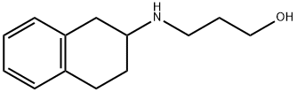 1-Propanol, 3-[(1,2,3,4-tetrahydro-2-naphthalenyl)amino]- Structure
