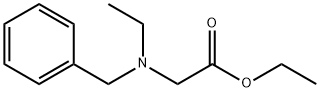Glycine, N-ethyl-N-(phenylmethyl)-, ethyl ester Structure