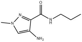 4-amino-1-methyl-N-propyl-1H-pyrazole-3-carboxamide Structure