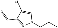 4-chloro-1-propyl-1H-pyrazole-3-carbaldehyde Structure