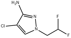 4-chloro-1-(2,2-difluoroethyl)-1H-pyrazol-3-amine Structure