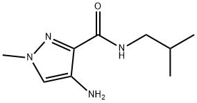 4-amino-N-isobutyl-1-methyl-1H-pyrazole-3-carboxamide Structure