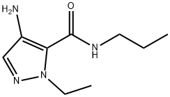 4-amino-1-ethyl-N-propyl-1H-pyrazole-5-carboxamide Structure