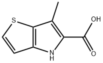 4H-Thieno[3,2-b]pyrrole-5-carboxylic acid, 6-methyl- 구조식 이미지