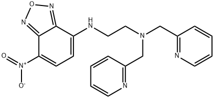 1,2-Ethanediamine, N2-(7-nitro-2,1,3-benzoxadiazol-4-yl)-N1,N1-bis(2-pyridinylmethyl)- Structure