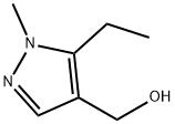 (5-ethyl-1-methyl-1H-pyrazol-4-yl)methanol Structure