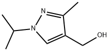 1H-Pyrazole-4-methanol, 3-methyl-1-(1-methylethyl)- Structure