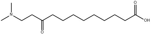 Dodecanoic acid, 12-(dimethylamino)-10-oxo- Structure