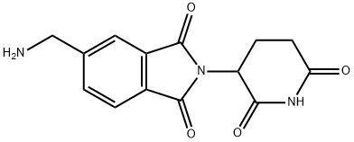 5-(aminomethyl)-2-(2,6-dioxopiperidin-3-yl)isoindoline-1,3-dione Structure