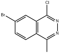 Phthalazine, 6-bromo-4-chloro-1-methyl- 구조식 이미지