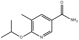 6-Isopropoxy-5-methylnicotinamide Structure