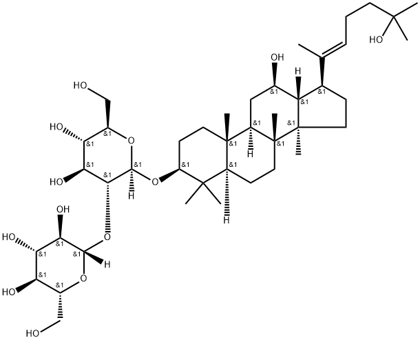 Pseudoginsenoside Rg3 구조식 이미지