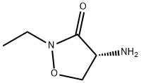 3-Isoxazolidinone, 4-amino-2-ethyl-, (4R)- Structure