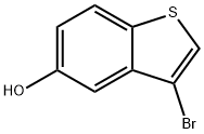 Benzo[b]thiophene-5-ol, 3-bromo- Structure