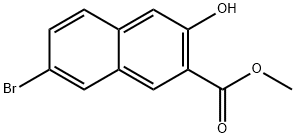 Methyl 7-bromo-3-hydroxy-2-naphthoate 구조식 이미지