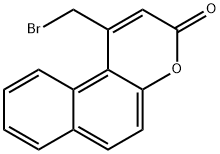 3H-Naphtho[2,1-b]pyran-3-one, 1-(bromomethyl)- 구조식 이미지