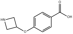 4-(3-azetidinyloxy)benzoic acid(SALTDATA: HCl) 구조식 이미지