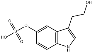 1H-Indole-3-ethanol, 5-(sulfooxy)- Structure