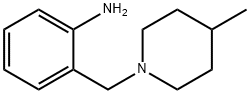 Benzenamine, 2-[(4-methyl-1-piperidinyl)methyl]- Structure