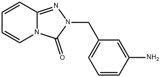 1,2,4-Triazolo[4,3-a]pyridin-3(2H)-one, 2-[(3-aminophenyl)methyl]- Structure