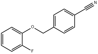 Benzonitrile, 4-[(2-fluorophenoxy)methyl]- 구조식 이미지