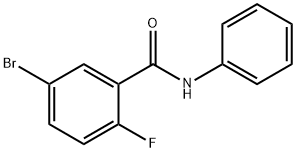 Benzamide, 5-bromo-2-fluoro-N-phenyl- Structure