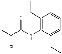 Propanamide, 2-chloro-N-(2,6-diethylphenyl)- Structure