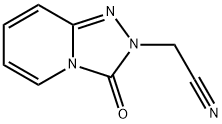2-{3-Oxo-2H,3H-[1,2,4]triazolo[4,3-a]pyridin-2-yl}acetonitrile 구조식 이미지