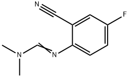 Methanimidamide, N'-(2-cyano-4-fluorophenyl)-N,N-dimethyl- Structure