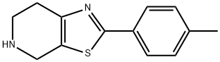 Thiazolo[5,4-c]pyridine, 4,5,6,7-tetrahydro-2-(4-methylphenyl)- Structure