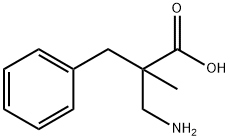 3-amino-2-benzyl-2-methylpropanoic acid 구조식 이미지