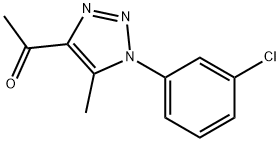 1-[1-(3-Chlorophenyl)-5-methyl-1H-1,2,3-triazol-4-yl]ethan-1-one Structure